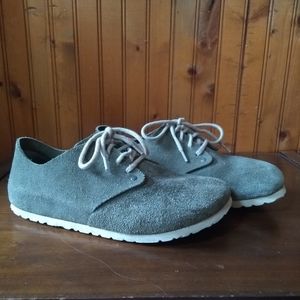 Birkenstock suede lace ups